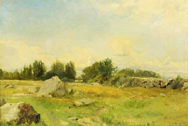 Gustaf Rydberg Rocky hill Spain oil painting art